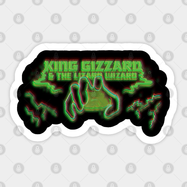 This Is King Gizzard hand Sticker by Luba